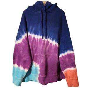 American Eagle AEX Young Money Tie Dye Hoodie Sweatshirt Sz XL